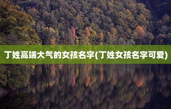 丁姓高端大气的女孩名字(丁姓女孩名字可爱)