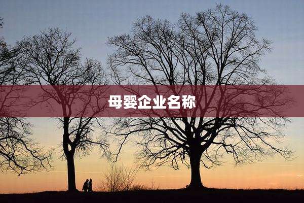 母婴企业名称