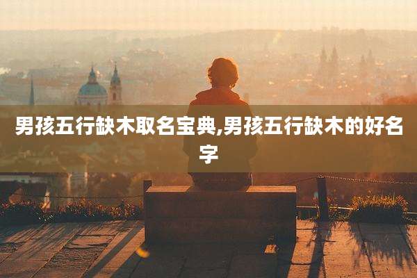 男孩五行缺木取名宝典,男孩五行缺木的好名字