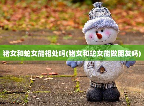 猪女和蛇女能相处吗(猪女和蛇女能做朋友吗)