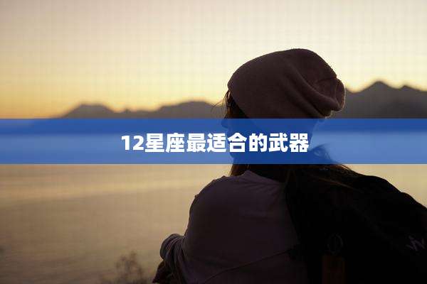12星座最适合的武器