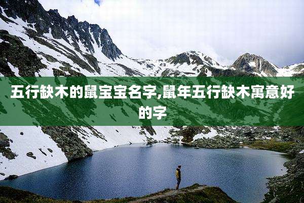 五行缺木的鼠宝宝名字,鼠年五行缺木寓意好的字