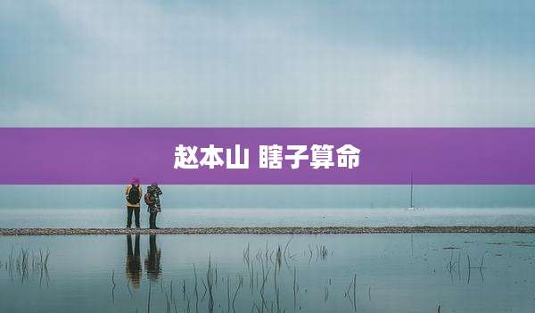 赵本山 瞎子算命