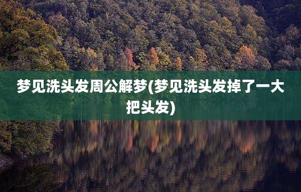 梦见洗头发周公解梦(梦见洗头发掉了一大把头发)