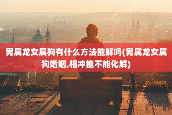 男属龙女属狗有什么方法能解吗(男属龙女属狗婚姻,相冲能不能化解)