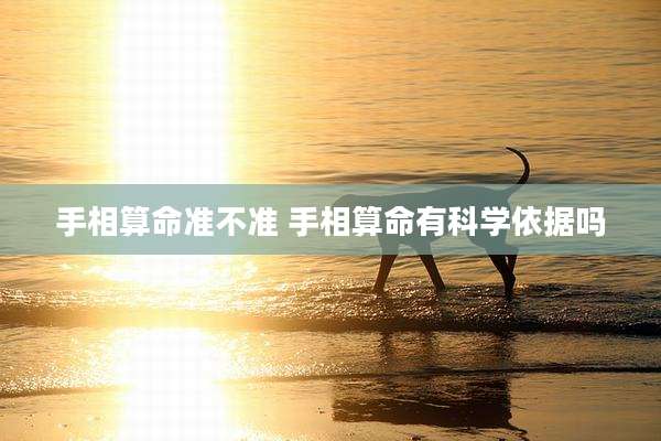 手相算命准不准 手相算命有科学依据吗
