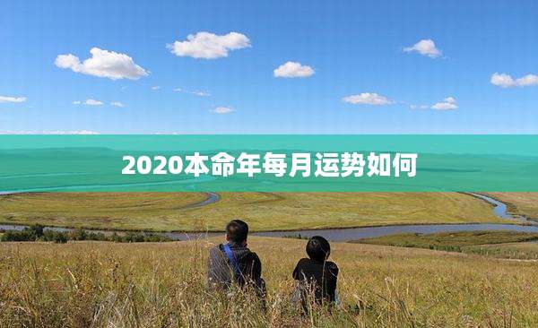 2020本命年每月运势如何