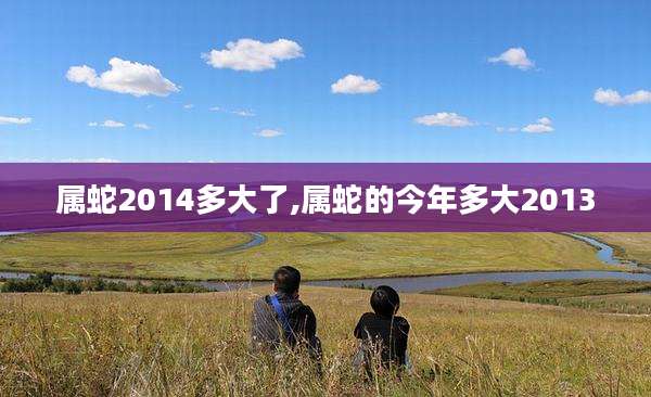 属蛇2014多大了,属蛇的今年多大2013