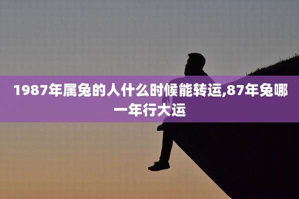 1987年属兔的人什么时候能转运,87年兔哪一年行大运