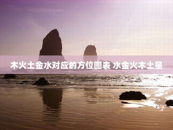 木火土金水对应的方位图表 水金火木土星