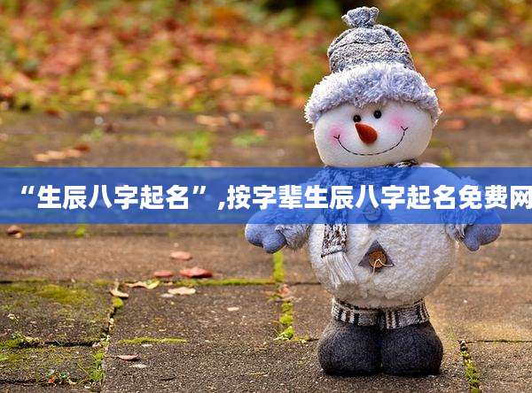 “生辰八字起名”,按字辈生辰八字起名免费网