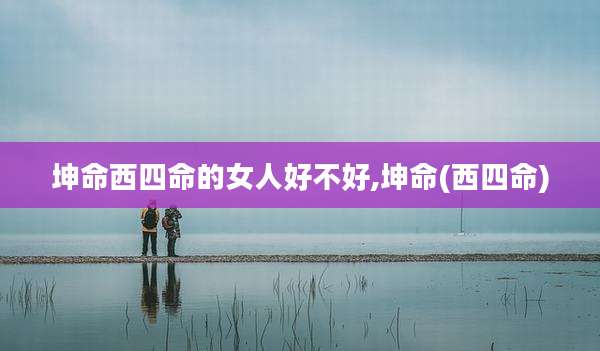 坤命西四命的女人好不好,坤命(西四命)