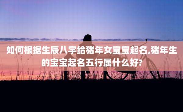 如何根据生辰八字给猪年女宝宝起名,猪年生的宝宝起名五行属什么好?