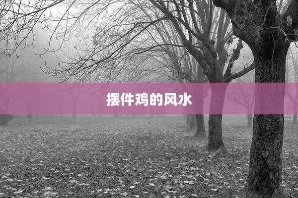 摆件鸡的风水
