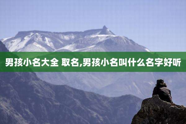 男孩小名大全 取名,男孩小名叫什么名字好听