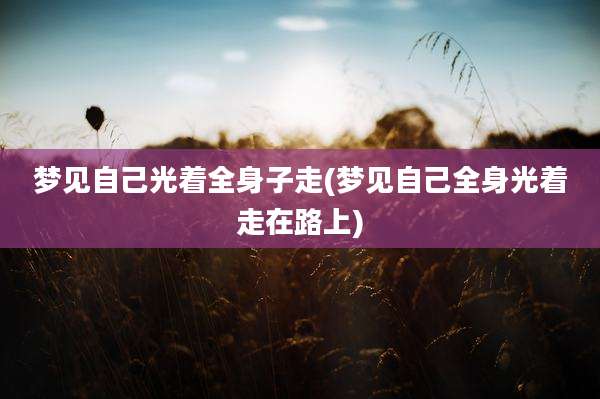 梦见自己光着全身子走(梦见自己全身光着走在路上)