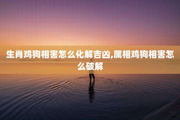生肖鸡狗相害怎么化解吉凶,属相鸡狗相害怎么破解