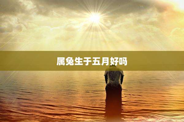 属兔生于五月好吗