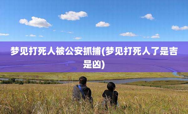 梦见打死人被公安抓捕(梦见打死人了是吉是凶)