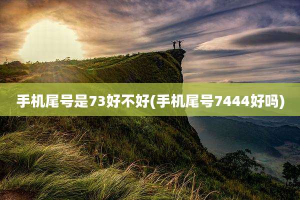 手机尾号是73好不好(手机尾号7444好吗)