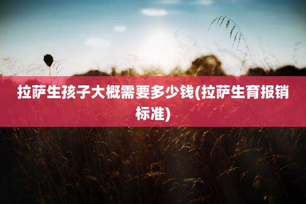 拉萨生孩子大概需要多少钱(拉萨生育报销标准)