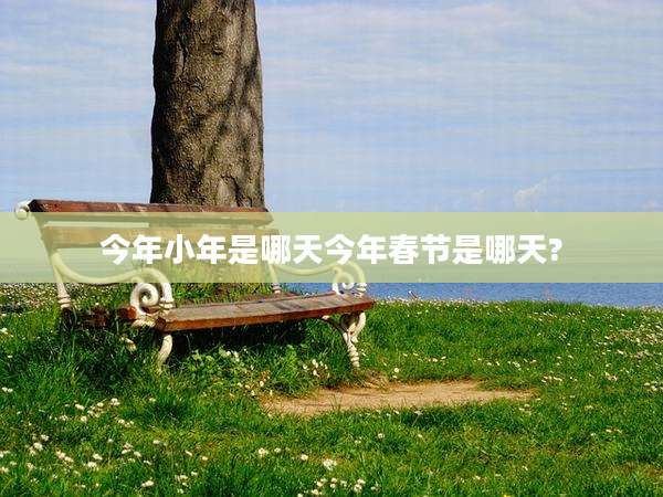 今年小年是哪天今年春节是哪天?