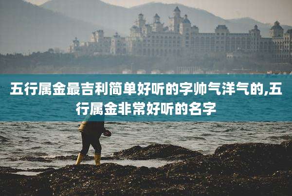 五行属金最吉利简单好听的字帅气洋气的,五行属金非常好听的名字