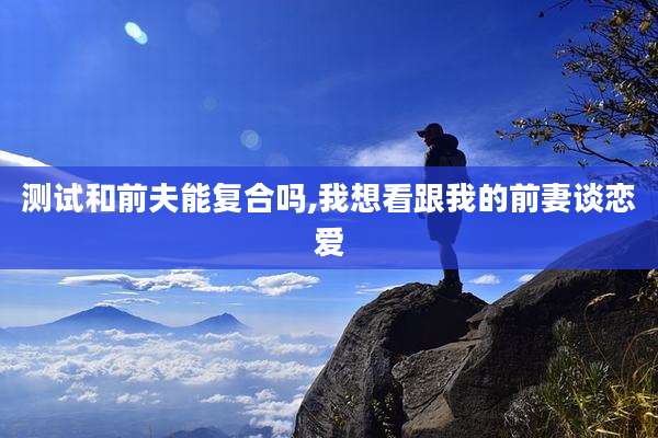 测试和前夫能复合吗,我想看跟我的前妻谈恋爱