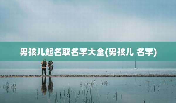 男孩儿起名取名字大全(男孩儿 名字)