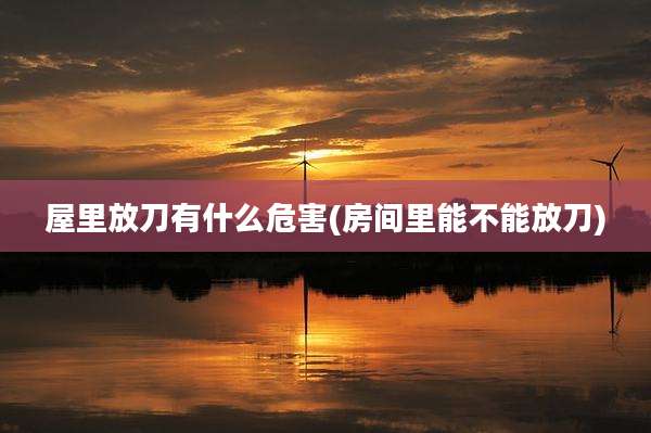 屋里放刀有什么危害(房间里能不能放刀)