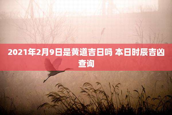 2021年2月9日是黄道吉日吗 本日时辰吉凶查询