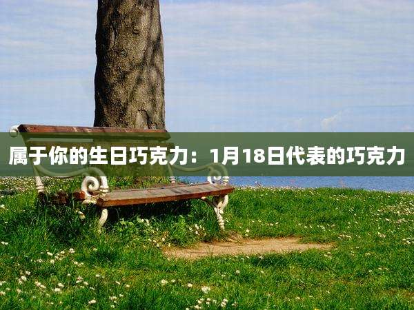 属于你的生日巧克力:1月18日代表的巧克力