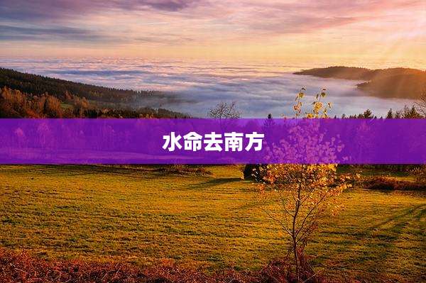 水命去南方