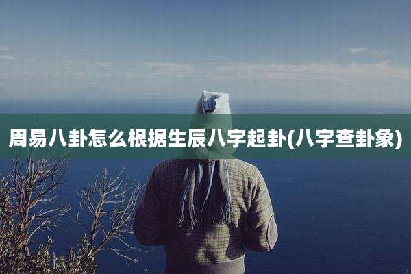 周易八卦怎么根据生辰八字起卦(八字查卦象)