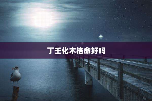 丁壬化木格命好吗