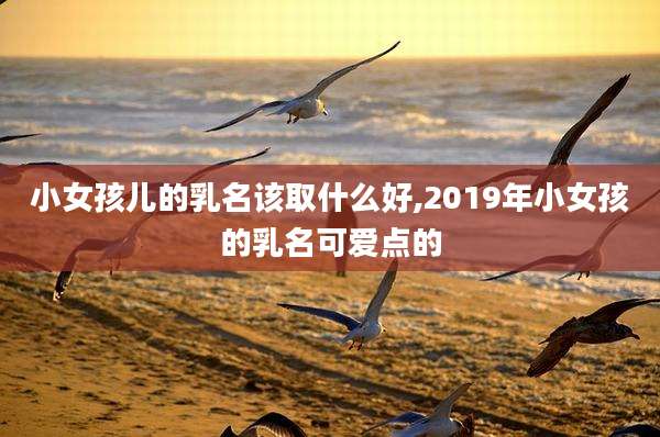 小女孩儿的乳名该取什么好,2019年小女孩的乳名可爱点的