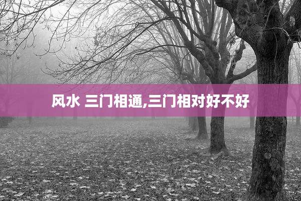 风水 三门相通,三门相对好不好