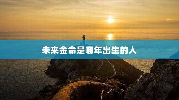 未来金命是哪年出生的人