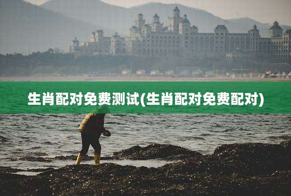 生肖配对免费测试(生肖配对免费配对)