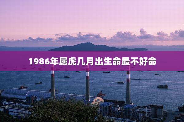 1986年属虎几月出生命最不好命