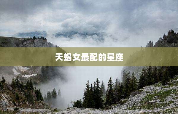 天蝎女最配的星座