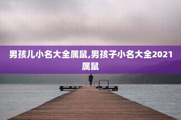 男孩儿小名大全属鼠,男孩子小名大全2021属鼠