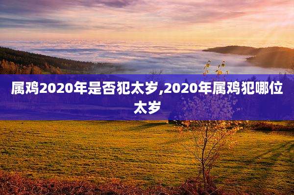 属鸡2020年是否犯太岁,2020年属鸡犯哪位太岁