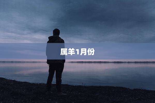 属羊1月份