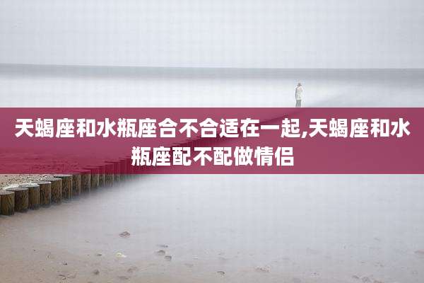 天蝎座和水瓶座合不合适在一起,天蝎座和水瓶座配不配做情侣