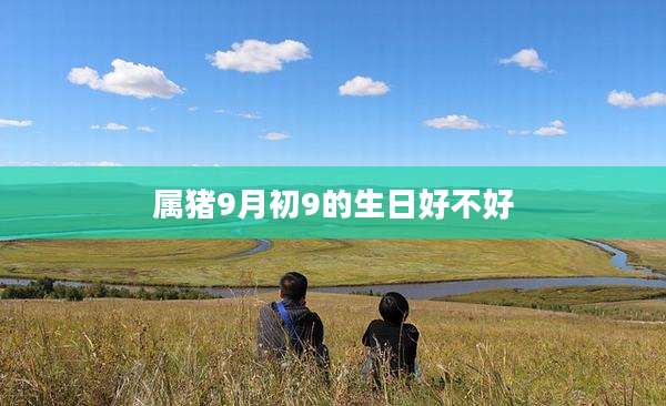 属猪9月初9的生日好不好