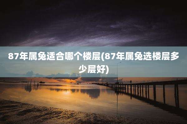 87年属兔适合哪个楼层(87年属兔选楼层多少层好)