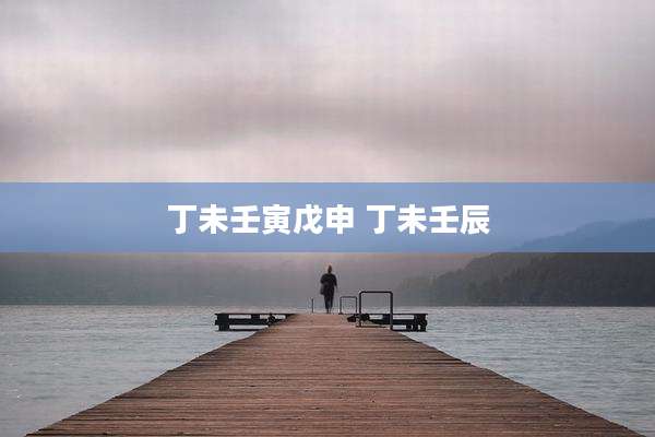 丁未壬寅戊申 丁未壬辰