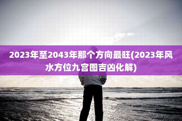 2023年至2043年那个方向最旺(2023年风水方位九宫图吉凶化解)