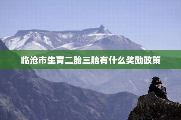 临沧市生育二胎三胎有什么奖励政策